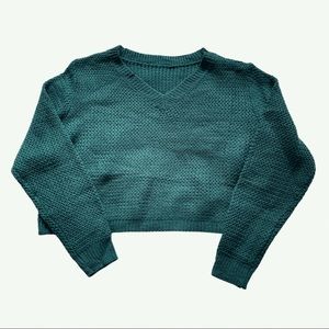 SHEIN Cropped Knit Sweater
